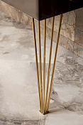 Ножки для мебели Armadi Art Lucido золото 46 см , изображение 1