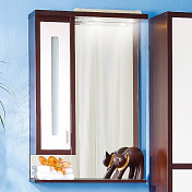 Зеркало-шкаф Бриклаер Бали 62 L венге , изображение 1