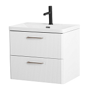 Тумба под раковину BelBagno Due 50 подвесная, Bianco Lucido , изображение 4