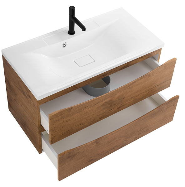 Тумба под раковину BelBagno Marino 80 подвесная, Rovere Nature , изображение 3