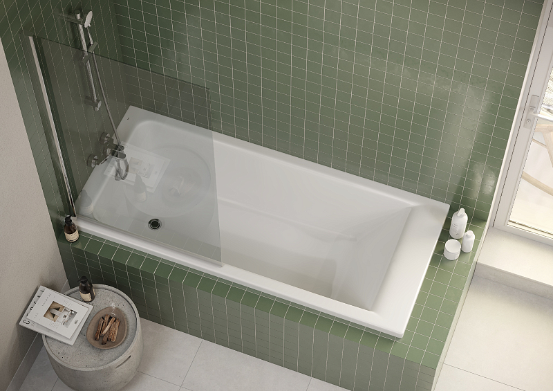 Акриловая ванна Roca Easy 170x70 , изображение 7