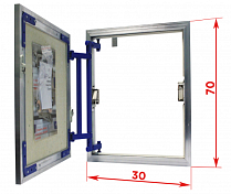 Ревизионный люк Lyuker AL-KR 70x30, настенный , изображение 9