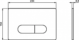 Кнопка смыва Ideal Standard Oleas R0115AA хром , изображение 3