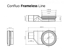Душевой лоток Pestan Confluo Frameless Line 13701202 45 см, изображение 15