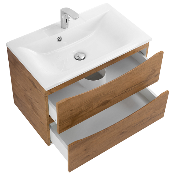 Тумба под раковину BelBagno Marino 65 подвесная, Rovere Nature , изображение 6