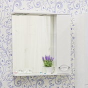 Зеркало-шкаф Sanflor Палермо 65 R белый глянец , изображение 4