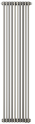 Фото Радиатор Zehnder Charleston 2180 - 8 секц. серый, с нижним подключением