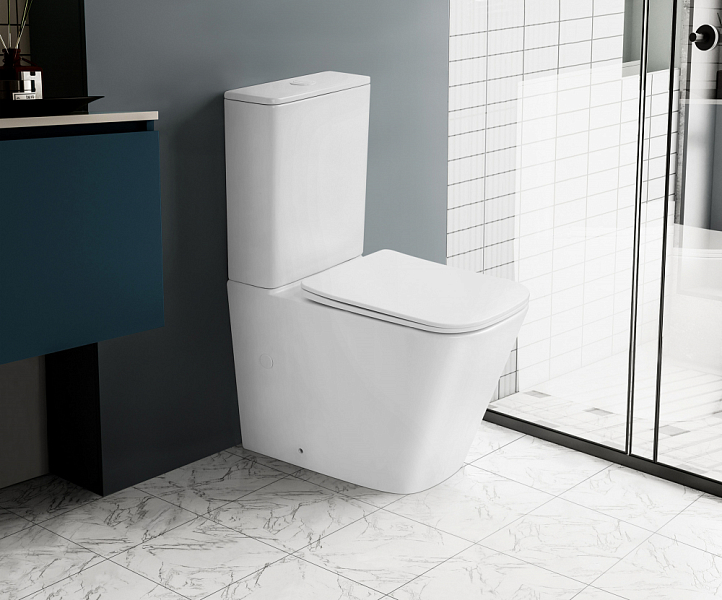 Унитаз-компакт Abber Rechteck AC1210TMW , изображение 8