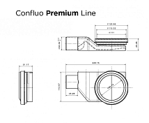 Душевой лоток Pestan Confluo Premium Line 13100125 95 см, изображение 9