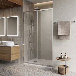 Фото Душевая дверь в нишу BelBagno Luce BF-1-120-C-Cr