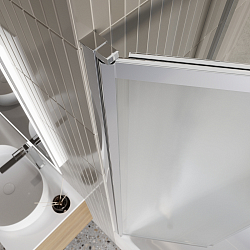 Фото Шторка на ванну BelBagno Luce VF-11-90/145-P-Cr