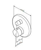 Термостат AM.PM Gem F9075600 для душа , изображение 11