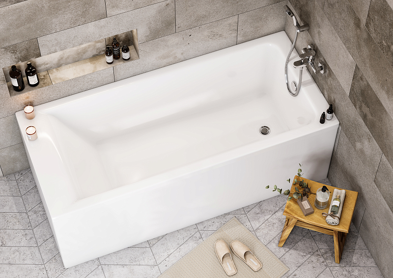 Акриловая ванна Roca Easy 170x70 , изображение 5