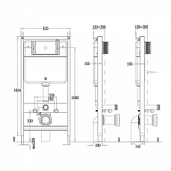 Фото Комплект Point Вега PN48159WC (унитаз с инсталляцией, сиденье с микролифтом, клавиша Виктория, белая/хром)