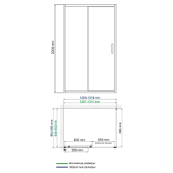 Фото Душевой уголок Wasserkraft Main 41S33 130х90