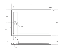 Поддон для душа BelBagno Due TRAY-BB-DUE-AH-120/80-4-W0 120x80 , изображение 6