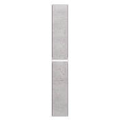 Шкаф-пенал Dreja Slim 30 белый глянец/бетон , изображение 1