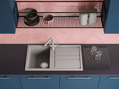 Мойка кухонная Omoikiri Kitagawa 86-WH белый , изображение 3