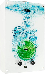 Фото Водонагреватель проточный Zanussi GWH 10 Fonte Glass Lime газовый