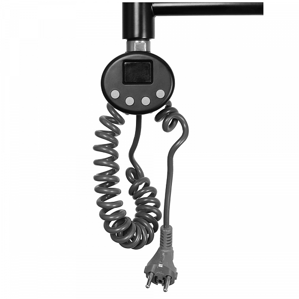 Полотенцесушитель электрический Domoterm Калипсо П9 50х70 L черный , изображение 3