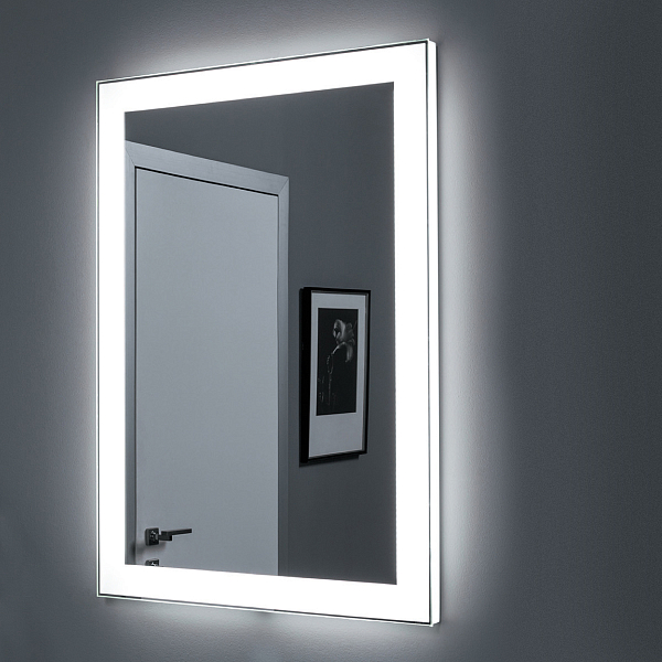Зеркало Dreja Kvadro 60 с подсветкой , изображение 4