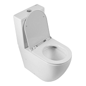 Унитаз-компакт BelBagno Sfera-R BB2141CPR/BB902SC безободковый , изображение 2