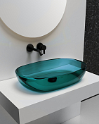 Раковина Abber Kristall AT2805Aquamarin 60 см , изображение 2