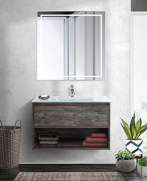 Зеркало BelBagno Kraft SPC-KRAFT-800-800-LED-TCH-WARM , изображение 8