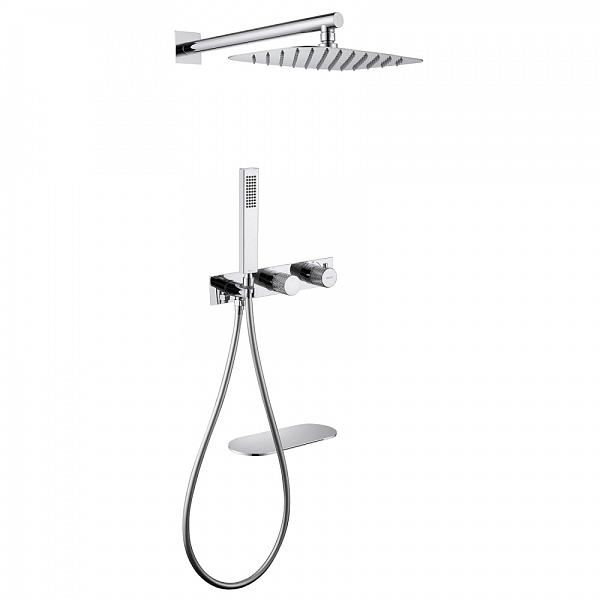Душевой комплект Abber Rund AF8750 хром , изображение 1