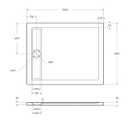 Поддон для душа BelBagno Due TRAY-BB-DUE-AH-100/80-4-W0 100x80 , изображение 6