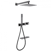Душевой комплект Abber Rund AF8750NG никель , изображение 1