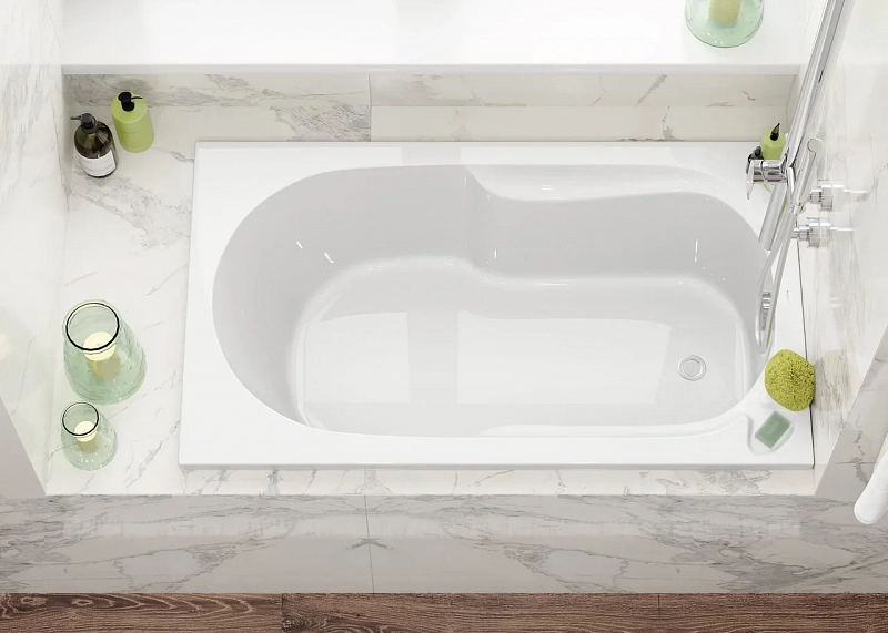 Акриловая ванна Vagnerplast Nike 120х70 , изображение 4