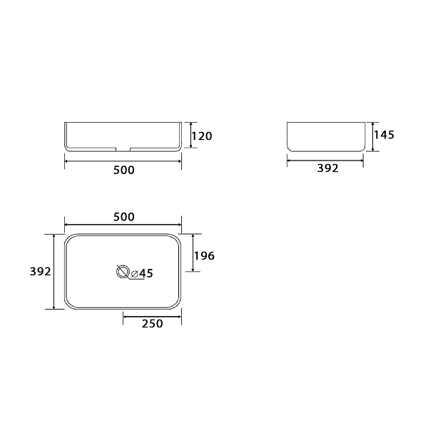 Раковина Point Меркурий PN43832WM 50 см , изображение 3