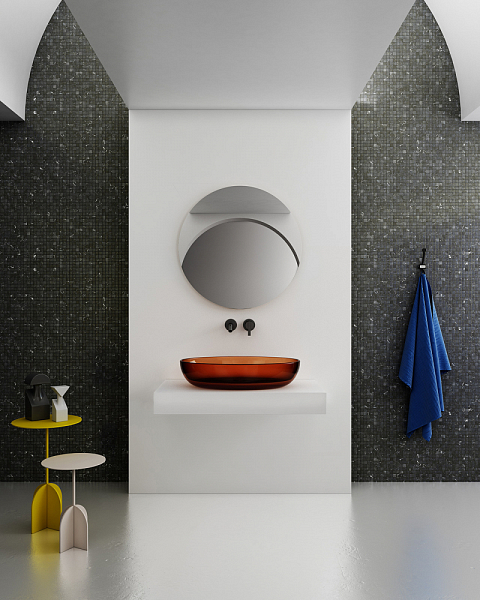 Раковина Abber Kristall AT2801Opal 60 см , изображение 4