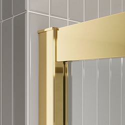 Фото Душевая дверь в нишу BelBagno Luce BF-1-120-C-ORO