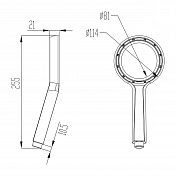 Душевая лейка Lemark LM0820C , изображение 2