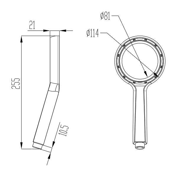 Душевая лейка Lemark LM0820C , изображение 2