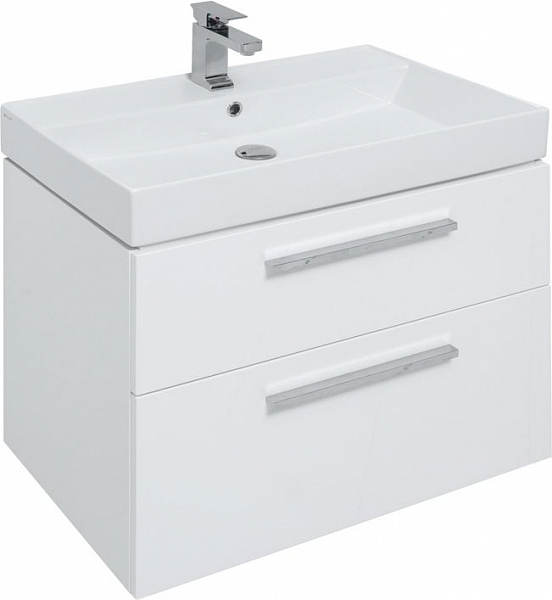 Мебель для ванной Aquanet Nova 75 белый , изображение 9