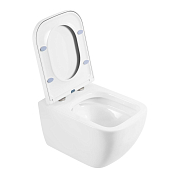 Унитаз подвесной BelBagno Alpina BB10100CHR/SC , изображение 3