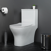 Унитаз-моноблок BelBagno Lounge BB8618CPR-MN/SC , изображение 8