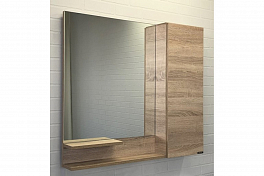 Зеркало-шкаф Comforty Варна 90 дуб сонома , изображение 1