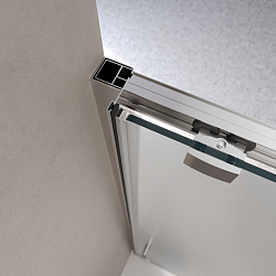 Фото Душевая дверь в нишу BelBagno Luce BF-1-120-P-Cr