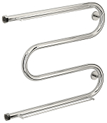 Изображение Полотенцесушитель водяной Сунержа М-образный 2 полки 50х65 без покрытия Полотенцесушитель водяной Сунержа М-образный 2 полки 50х65 без покрытия , изображение 2