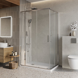 Фото Душевой уголок BelBagno Luce AH-21-140/90-C-Cr