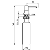 Дозатор Point PN3201W белый , изображение 2