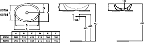 Фото Раковина Ideal Standard Strada K078501 75 см