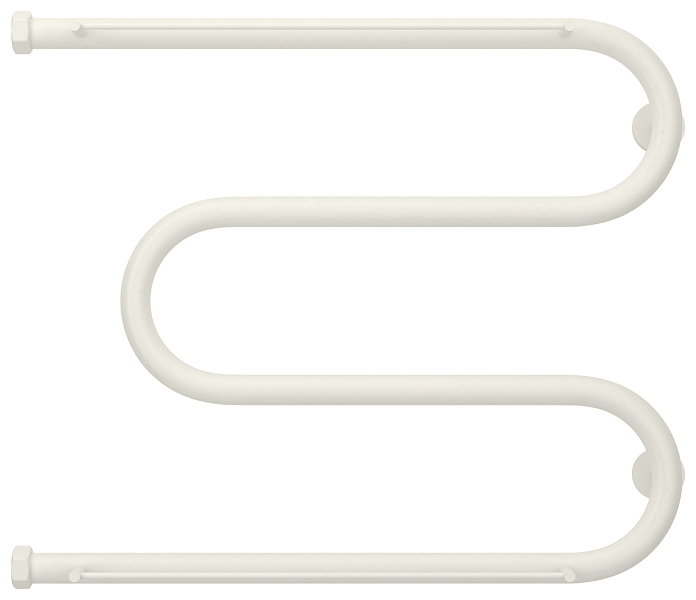 Полотенцесушитель водяной Сунержа М-образный 2 полки 50х65 белый матовый , изображение 1