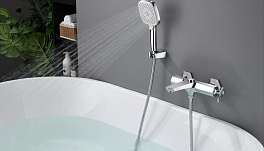 Смеситель Lemark Prizma LM3914C для ванны с душем , изображение 3