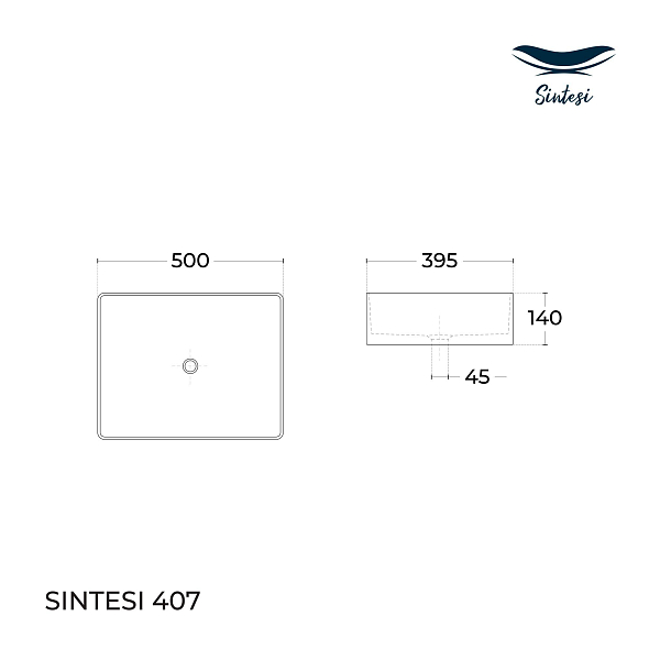 Раковина Sintesi LVB-APP-407 50 см , изображение 2