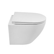 Унитаз подвесной BelBagno Sfera-R BB046CHR/BB902SC безободковый , изображение 4